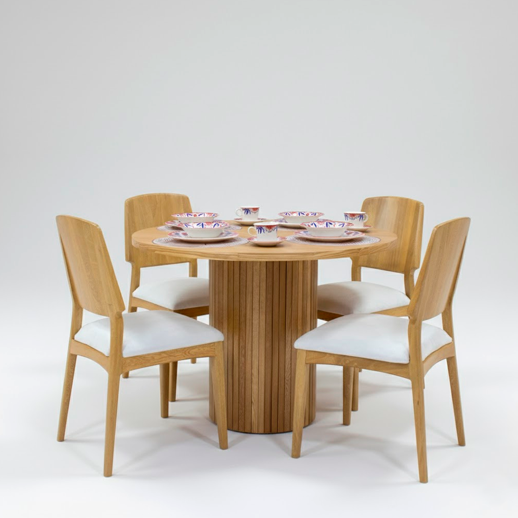 Comedor redondo de 4 puestos oliver