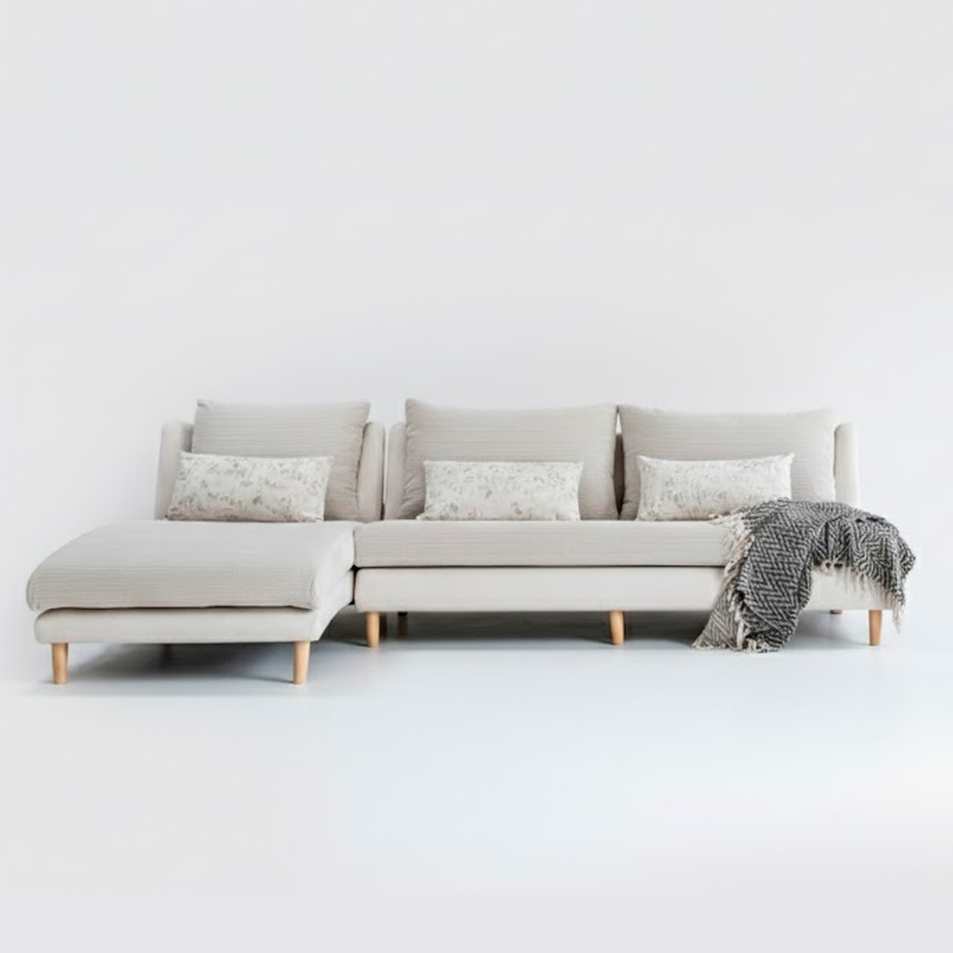 Sofá de 3 puestos verona + chaise lounge