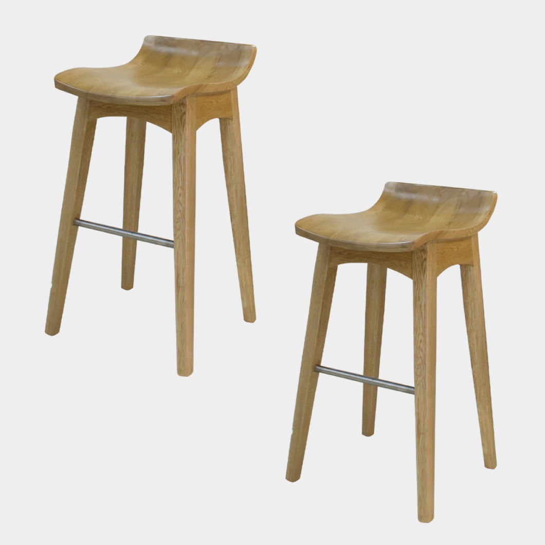 Set de dos butacos para bar o cocina Dannes