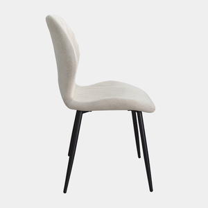 Silla de comedor tapizada Seul beige