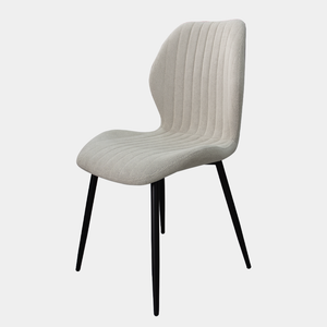 Silla de comedor tapizada Seul beige