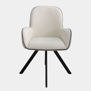 Silla de comedor giratoria castello beige