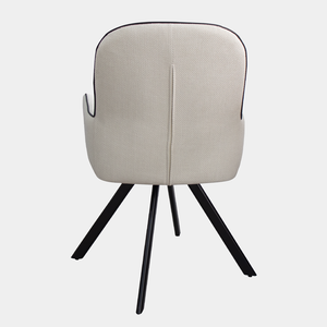 Silla de comedor giratoria castello beige