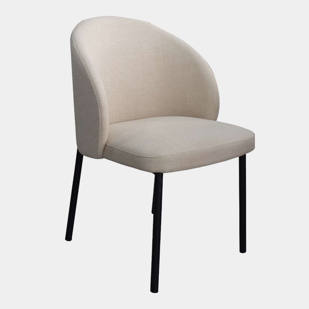Silla de comedor tapizada Lisboa beige