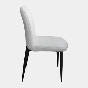 Silla de comedor Oliver, tapizado ovejero