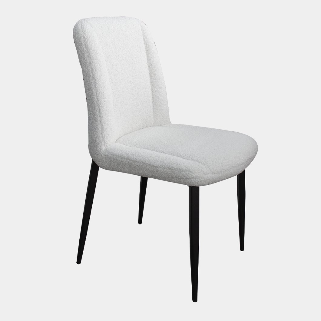 Silla de comedor Oliver, tapizado ovejero