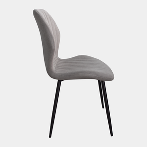 Silla de comedor tapizada Seul gris
