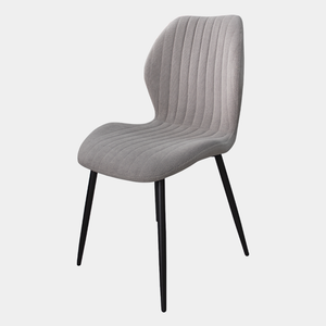 Silla de comedor tapizada Seul gris