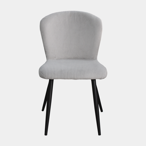 Silla de comedor tapizada Taylor gris
