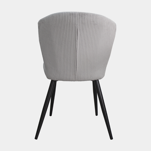Silla de comedor tapizada Taylor gris