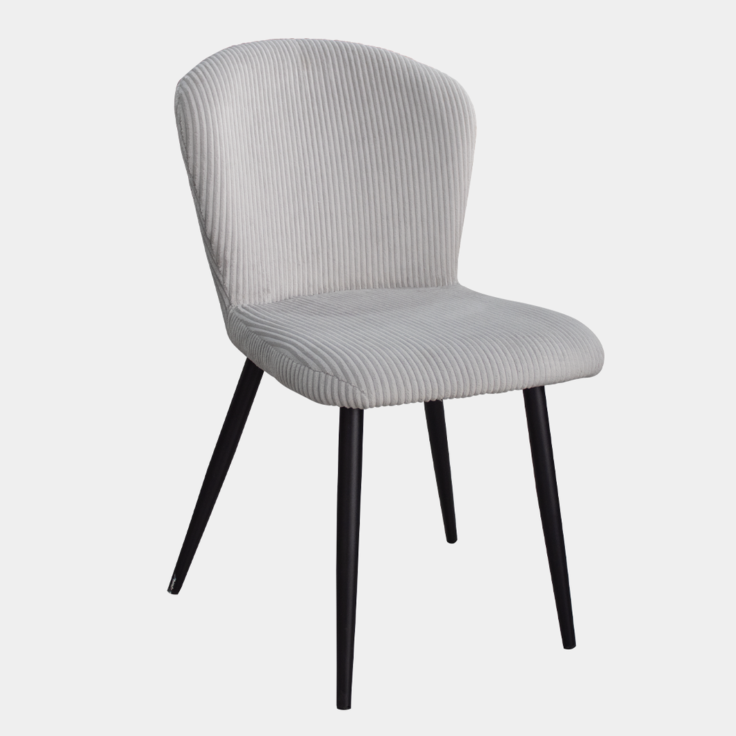 Silla de comedor tapizada Taylor gris