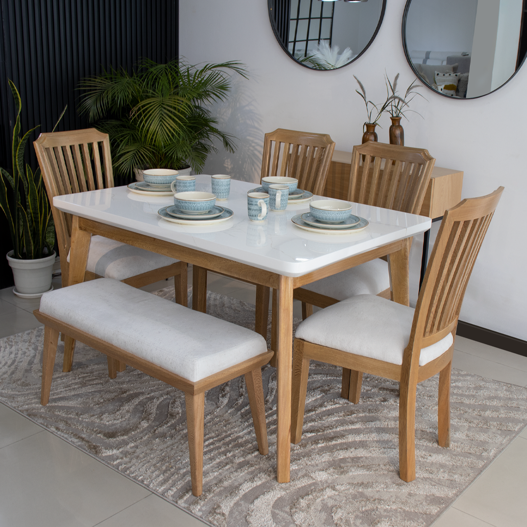 Comedor toronto de 4 puestos + butaco