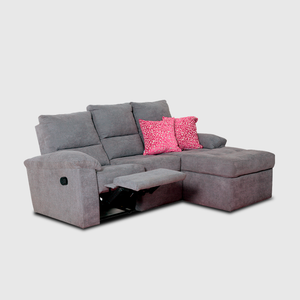 Sala en L Valentini Reclinable Manual
