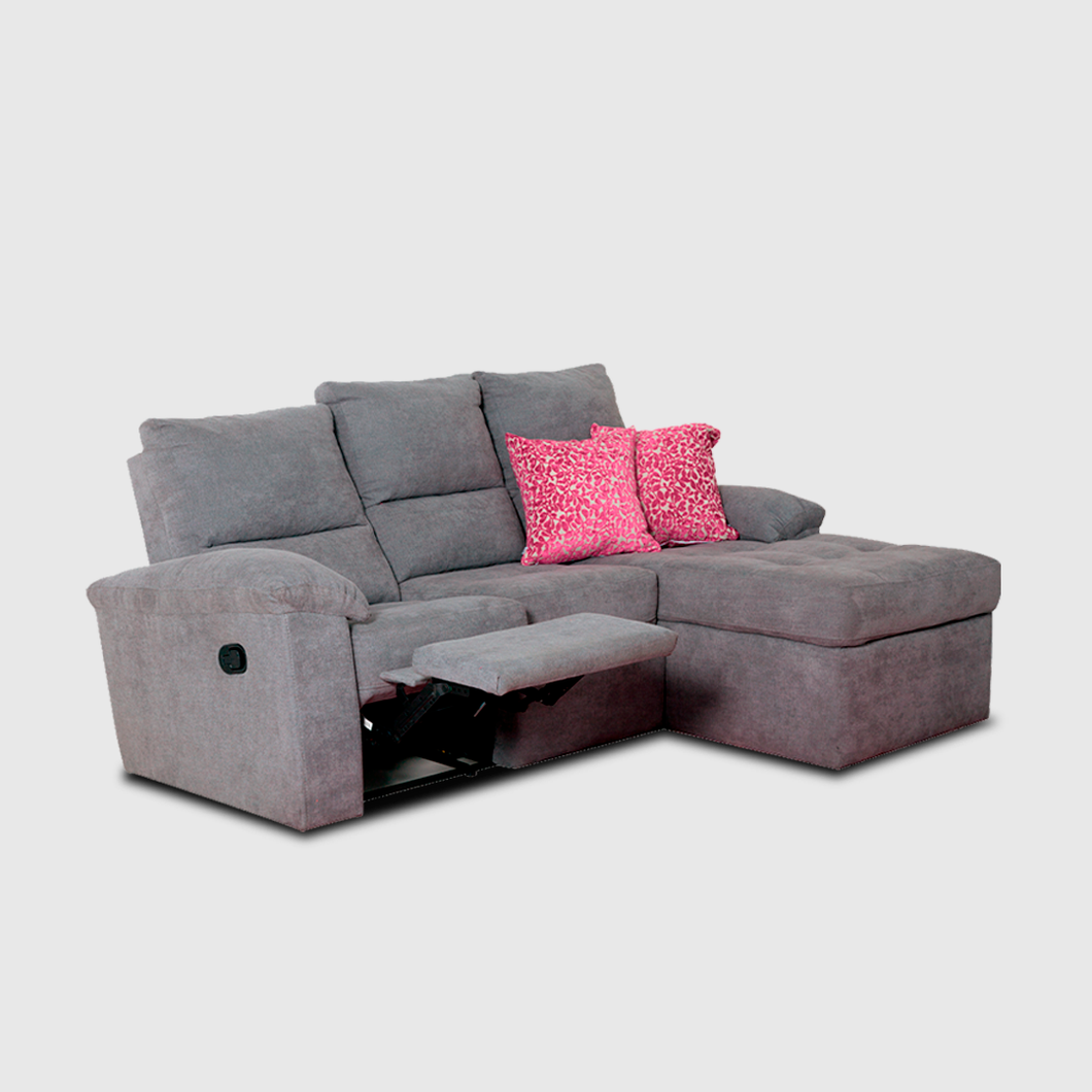 Sala en L Valentini Reclinable Manual