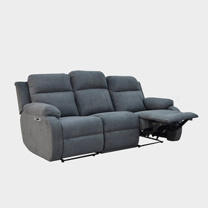 Sofa atlanta 3 puestos 3 reclinables eléctricos